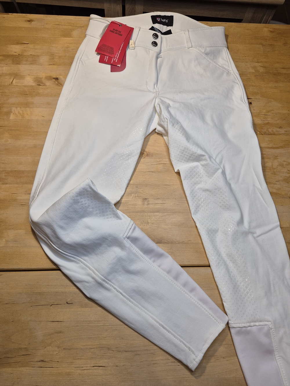 Hoeze Women’s White Ankle Riding Breeches